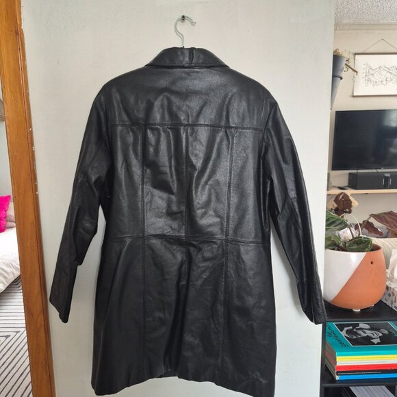 Leather jacket with removable liner - Picture 5 of 5